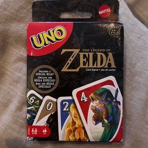 Mattel UNO The Legend of Zelda Card Game - Red, Black, White